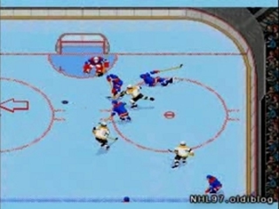 LEMIEUX feinte de frappe + passe shot raté