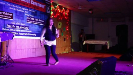 Shape of You & Cheap Thrills dance performance,Tamanna, Dept. of English, Jagannath University, Dhaka