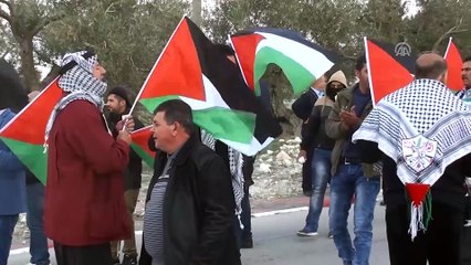 Batı Şeria'daki gösterilere müdahale - NABLUS