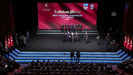 Milli İstihdam Seferberliği Ödül Töreni (2) - ANKARA