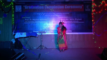 Pindare Polase Ful dance performance,Bristy, Dept  of English, Jagannath University, Dhaka