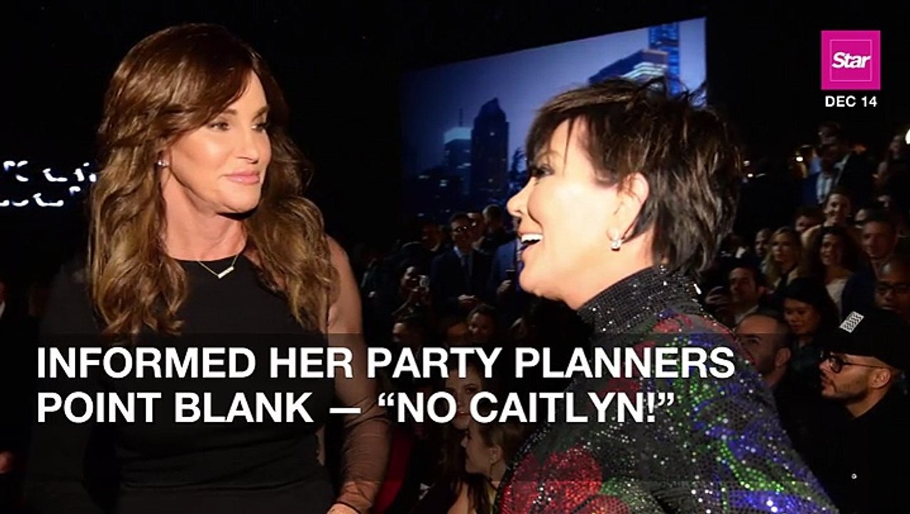 Kris Jenner BANS Caitlyn From Her Annual Christmas Eve Bash