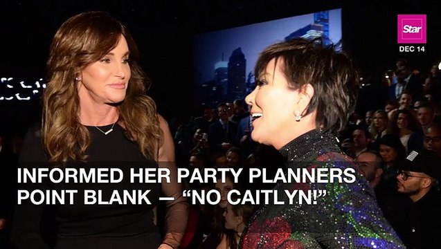 Kris Jenner BANS Caitlyn From Her Annual Christmas Eve Bash