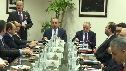 Dışişleri Bakanı Çavuşoğlu'nun kabulü - ANKARA