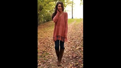 2018 Winter Fashion Trends - Fringe Details