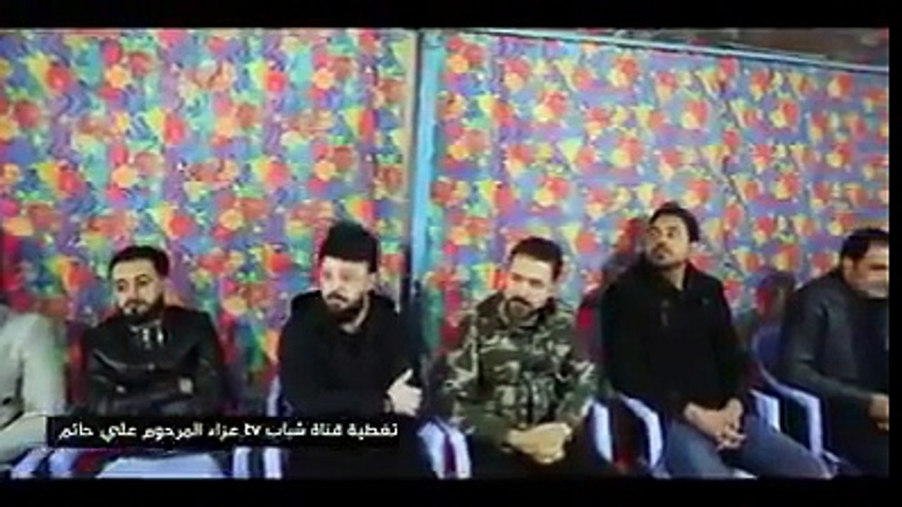 نعي الرادود مالك الاسدي  عزاء المرحوم علي حاتم حضور نور الزين جديد 2018