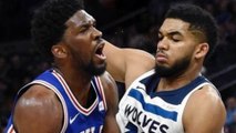 Joel Embiid Goes ULTRA Petty on Karl Anthony Towns' Defensive Ability