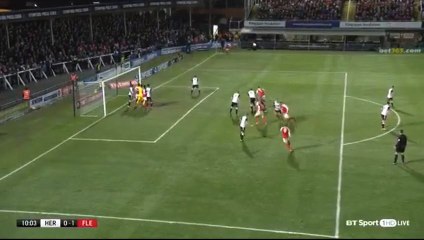 Cian Bolger Goal HD - Hereford	0-1	Fleetwood Town 14.12.2017