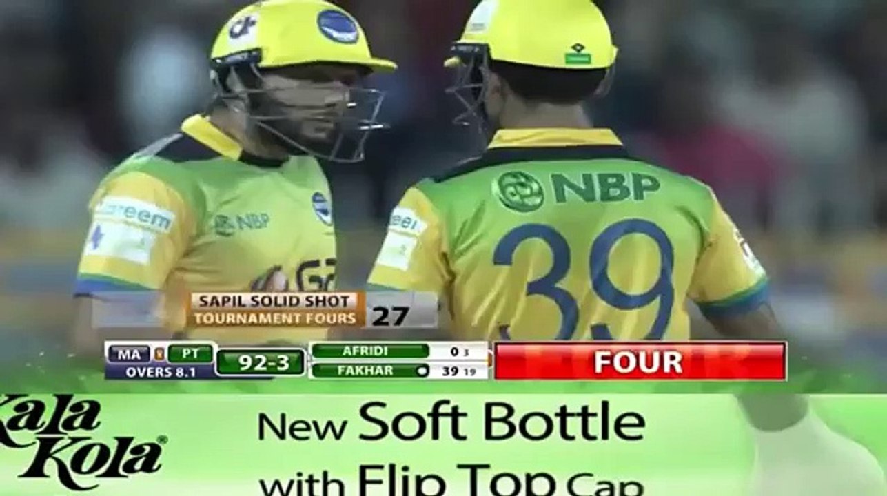Shahid Afridi Excellent Batting in T10 League Cricket