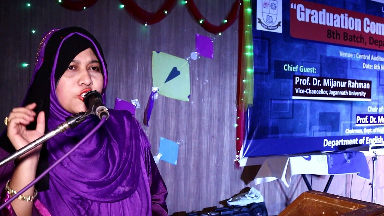 Lichu Chor kobita, Chamily, Central Auditorium, Jagannath University, Dhaka