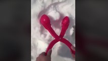 Une arme redoutable pour faire des batailles de boules de neige .