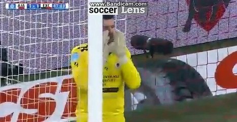 De Jong Amazing Free Kick Hit the Post HD - Ajax 1-1 Excelsior 14.12.2017