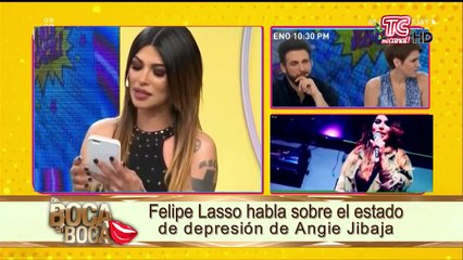 Felipe Lasso habla sobre su ex Angie Jibaja