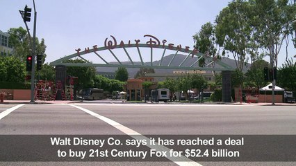 Disney to buy parts of 21st Century Fox