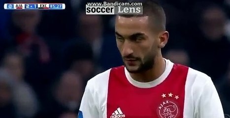 Amazing Goal Hakim Ziyech HD - Ajax 3-1 Excelsior 14.12.2017