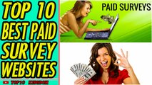 TOP 10 Best Paid Online Survey Websites