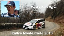 Rallye Monte Carlo 2018 Test Seb Ogier