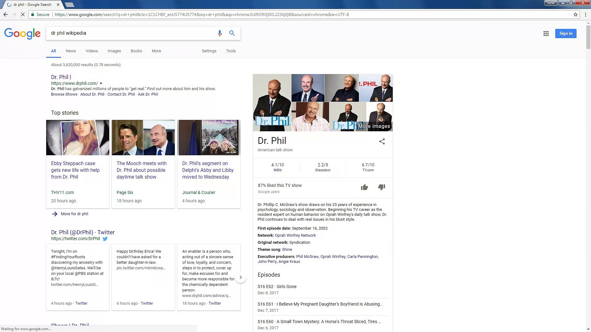 Watch dr phil online dailymotion sale