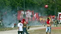 Violentos disturbios frente a Congreso argentino