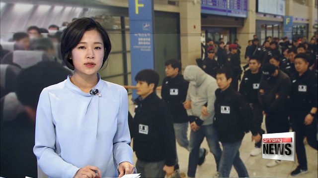 47 Korean fugitives extradited from the Philippines