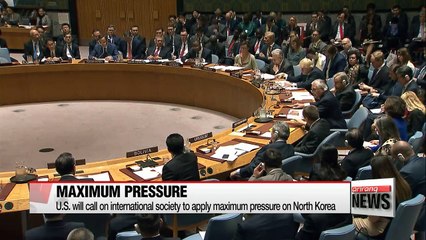 Tillerson to stress maximum pressure on N.K. at UN Security Council's ministerial meeting