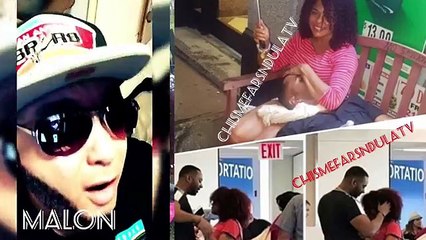 Cheddy Garcia y su nuevo novio.