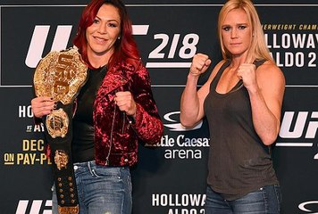 UFC 219: Cyborg vs Holm - Media Day Face-off
