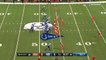 Indianapolis Colts running back Frank Gore takes screen pass for 22-yards and a first down