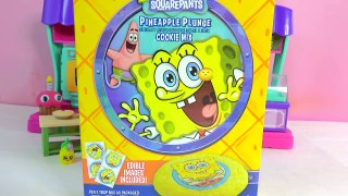 Baking Pineapple Flavored Spongebob SquarePants Sugar Cookies with MLP & Shopkins-jfQVKaAQxxE
