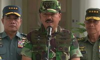 Presiden Jokowi Bertemu Panglima TNI di Istana Bogor