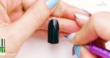 Geometryczne Zdobienia Cat Eye  - - One Minute of Indigo Inspiration  - - NailArt Tutorial-q-pFedZ8--g