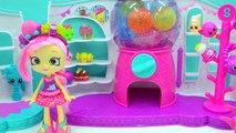 Shopkins Sweet Spot Gumball Machine Playset with Exclusive Shoppies Doll   Chocolate Balls---YkdKjrLpw