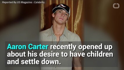 Aaron Carter’s Goal Is to Be a Father: ‘I Was Thinking About Adopting’