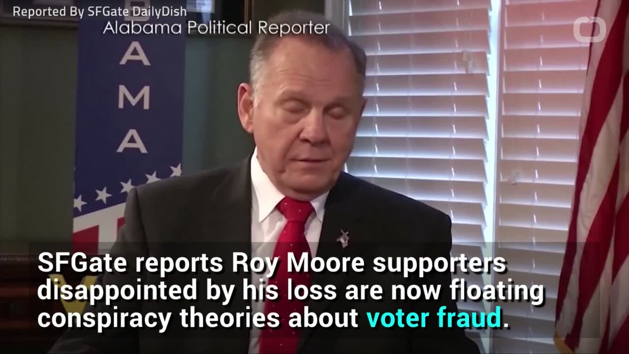 Right-Wingers Cry 'Voter Fraud' As Roy Moore Refuses to Concede