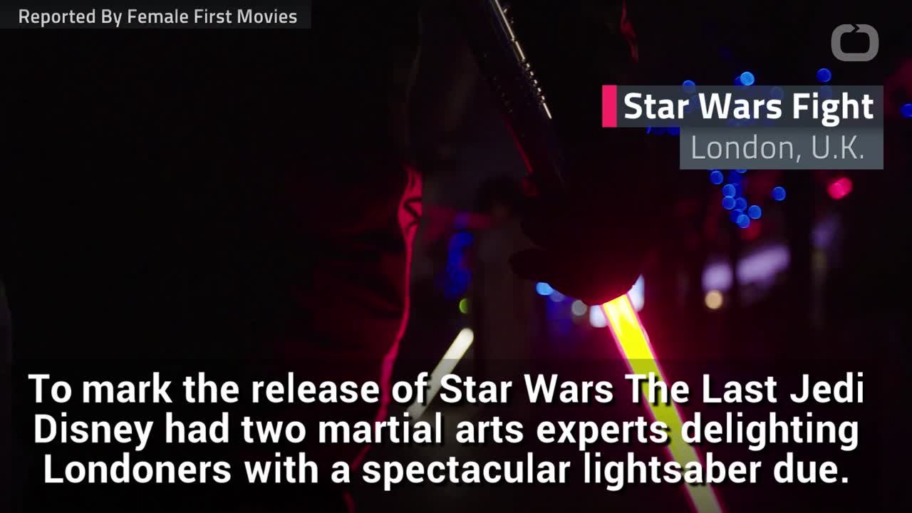 Lightsaber Display In London