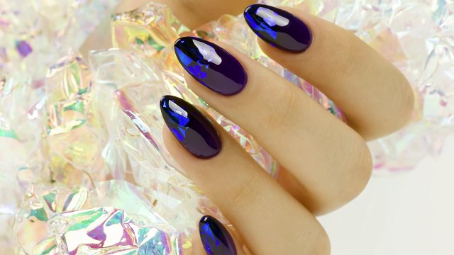 Szklane paznokcie folia Mirror Aurora Indigo Nails - - Glass Nails Foil Mirror-Hj0_uwUd2lo