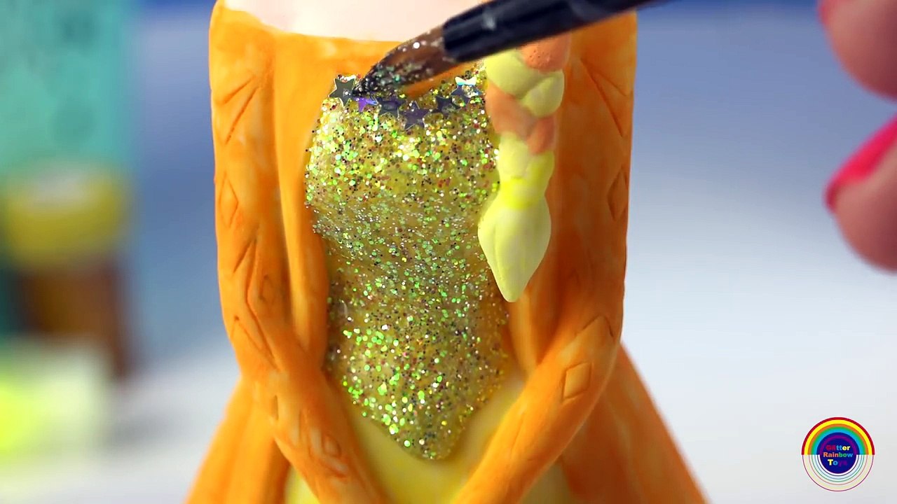 FROZEN ELSA SUNSHINE HEARTS Butterfly Fairy Doll Learn to Paint Your Own Money BankJwFR3Dn9j24