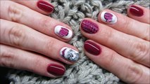 Cute Teddy Bear & Knitted gloves nails - Jak zrobić miśka za pomocą trzech kolorów-yxYuL-sMXfg