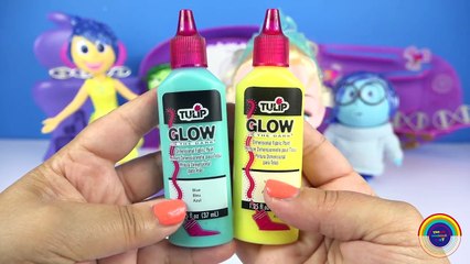 INSIDE OUT FROZEN ELSA JOY Yellow Face Paint Your Own Disney Toys How to Makeover Fluoro Glow-6JQxwLyWugA