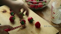 [ENG CC][RECIPE] how to make no oven fraisier cake (Strawberry cake)  _ EJ recipe-HEXwmPjzJiI