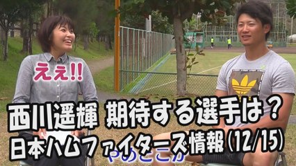日本ハム 西川遥輝 インタビュー！期待する選手とは？ 2017.12.15 日本ハムファイターズ情報 プロ野球