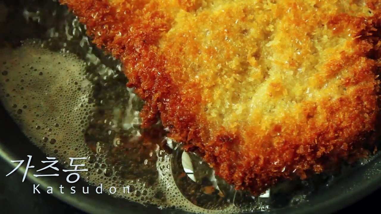 [RECIPE] how to make katsudon(pork cutlet donburi) カツどん(カツ丼) _ EJ