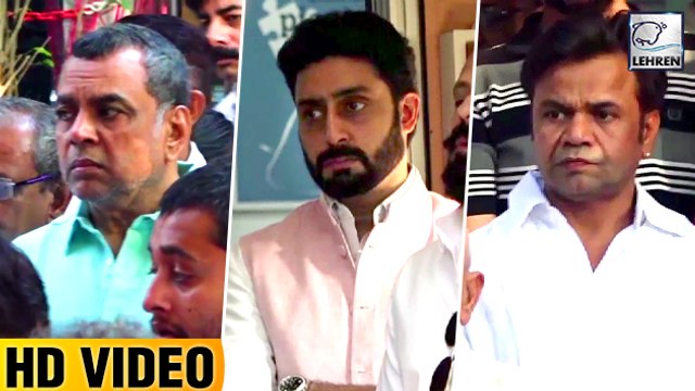 Abhishek Bachchan, Rajpal Yadav, Paresh Rawal CRYING At Neeraj Vora's Last Rites