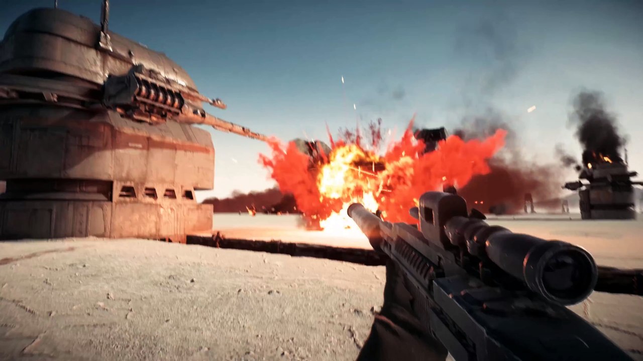 Star Wars Battlefront 2 The Last Jedi - Ultra Realistic NO HUD Multiplayer Gameplay in 4K on Crait! 2160p