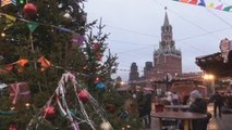 En Moscú y su plaza Roja ya se respira el ambiente navideño
