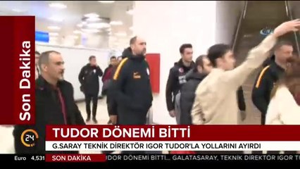 Galatasaray'da Tudor dönemi bitti