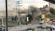 Ramallah'ta İsrail Askeri ile Filistinliler Arasındaki Çatışmalar Başladı 2
