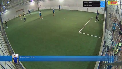 But de Thierry (8-8) - Melting Potes Vs Groupe Vinet - 14/12/17 19:00 - LIGUE 4 - Poitiers Game Parc