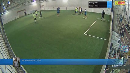 But de Emmanuel (10-8) - Melting Potes Vs Groupe Vinet - 14/12/17 19:00 - LIGUE 4