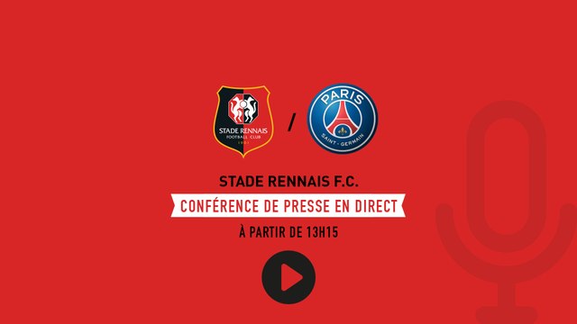 J18. Stade Rennais F.C. / PSG : Conférence de presse de Sabri Lamouchi